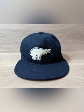 Ebbets Field Flannels - Cerveceria Polar 1950 Authentic Wool Ballcap  Size 7 3/8